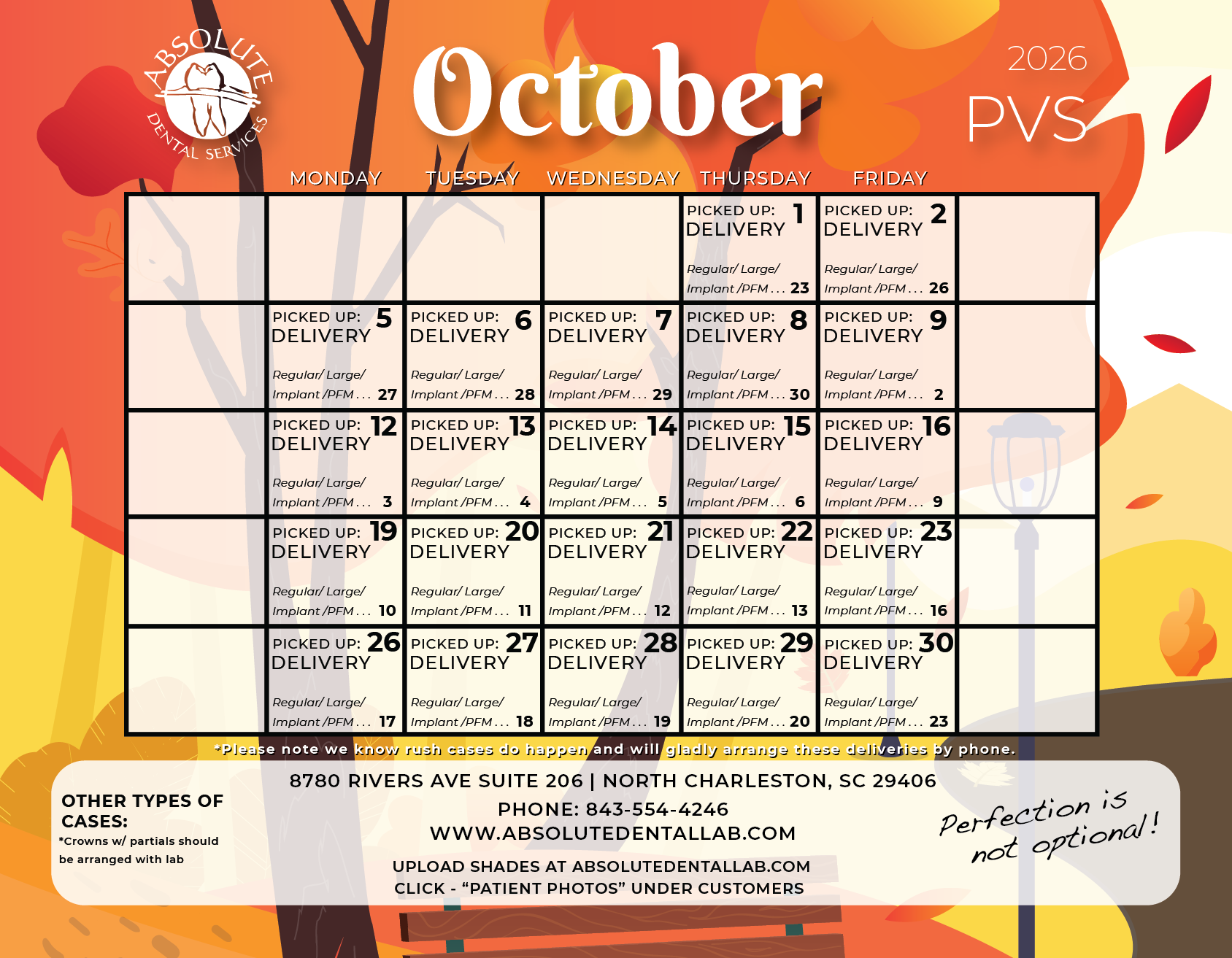 SC October Cal_CharlestonPVS