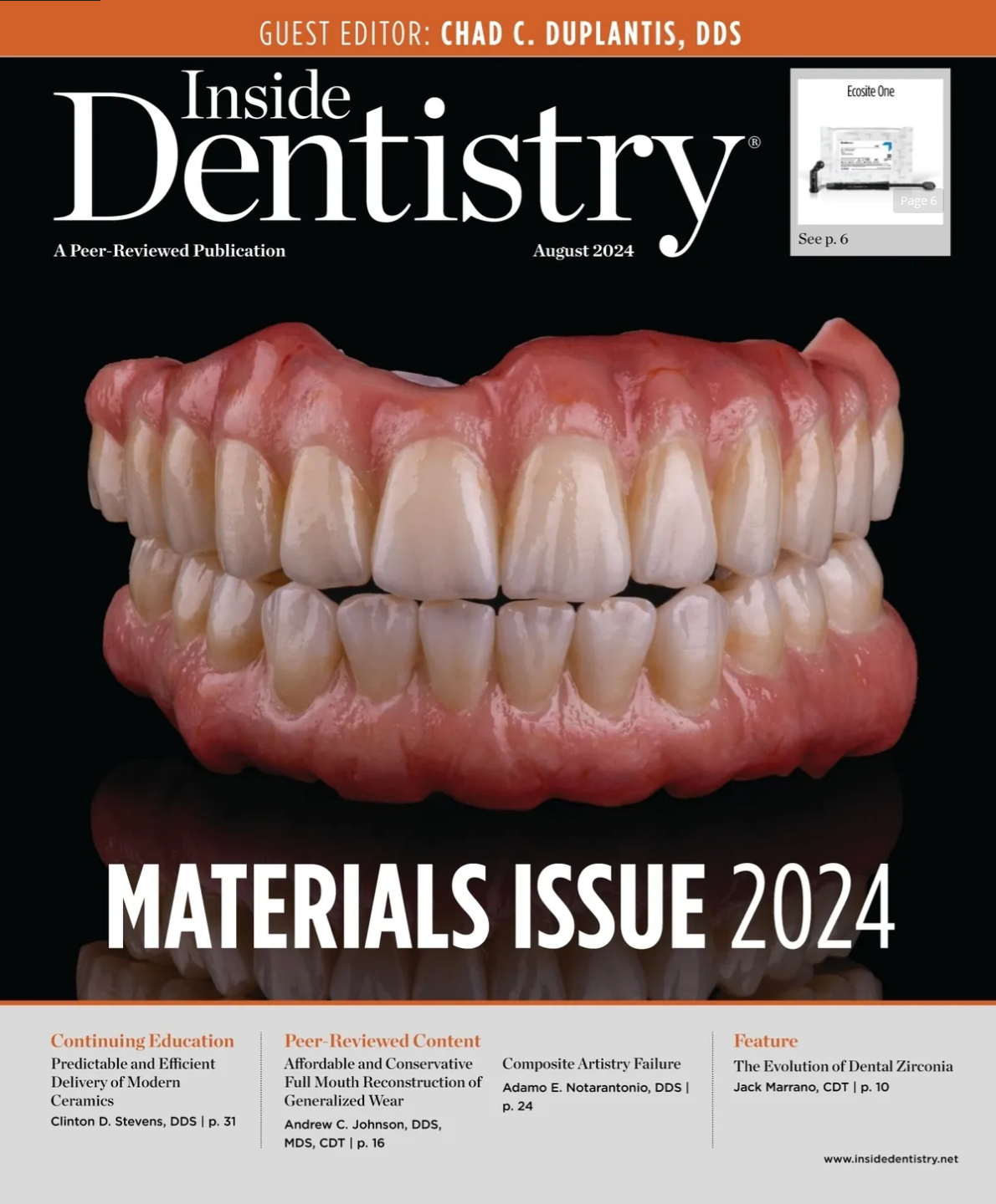 insidedentistryaugust2024cover